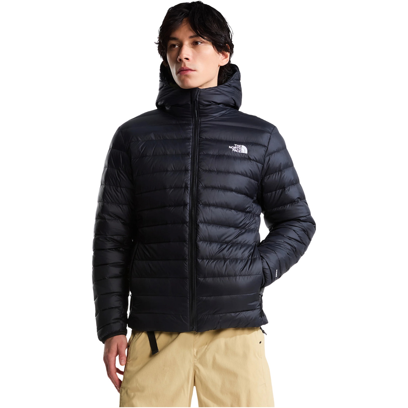 2026 The North Face Mens Classic Down Hooded Jacket NF0A8D1T - Black